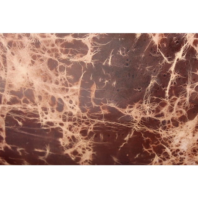 Empire Mahogany Rolled Arm Settee With Claw Feet For Sale - Image 9 of 12