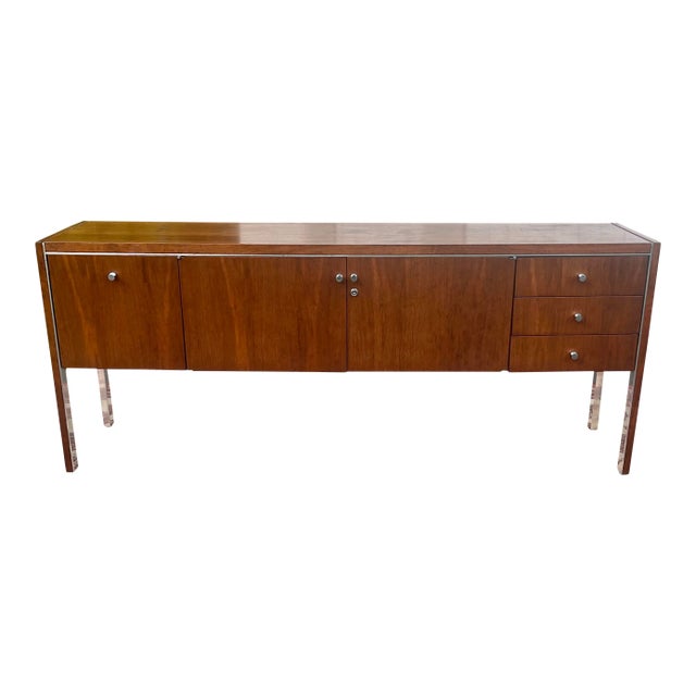 1960s Vintage Mid Century Modern Herman Miller Design for Biltrite Credenza For Sale