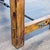Pottery Barn Rustic Plank Wood Writing Desk With Metal Accents For Sale In San Francisco - Image 6 of 9