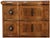 Brown Small Antique Baroque Chest of Drawers in Walnut, 1900 For Sale - Image 8 of 18