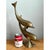 Vintage Brass Dolphin Sculpture For Sale - Image 10 of 12