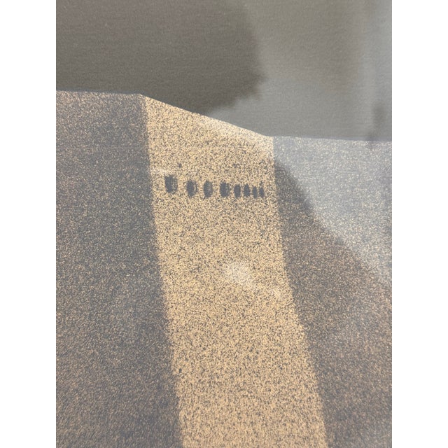 Printmaking Materials John Axton “Sacred Walls” Framed Lithograph, Signed, Circa 1978 For Sale - Image 7 of 12