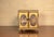Mid Century vintage gold-gilt wooden musical jewelry chest designed in a Victorian/French Revival. Features embossed...