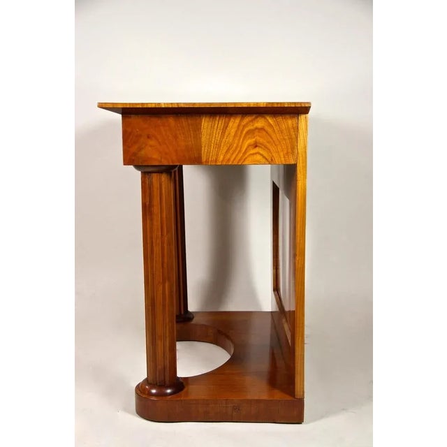 Biedermeier Cherrywood Console Table, Austria, 1860s For Sale - Image 15 of 18
