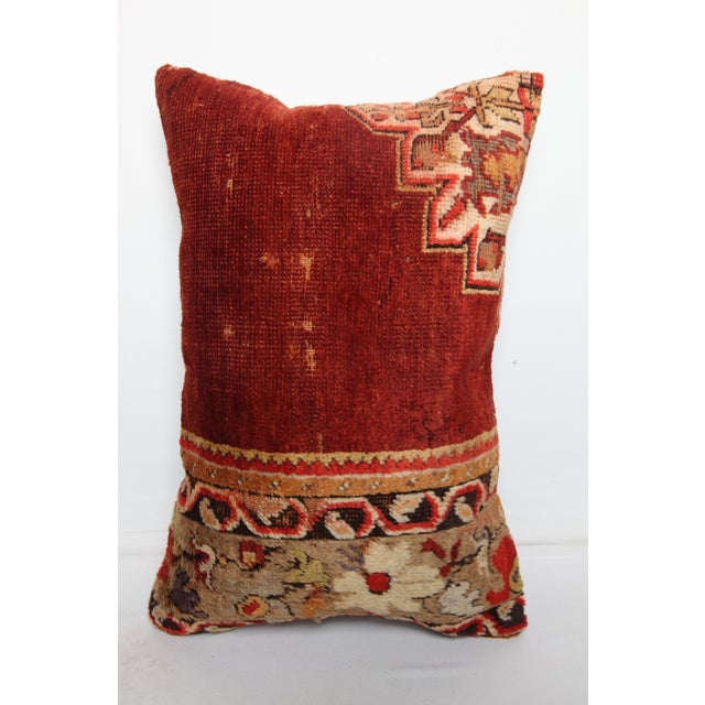 Vintage Rug Pillow Cushion Cover -16'' X 24'' For Sale In Tampa - Image 6 of 10