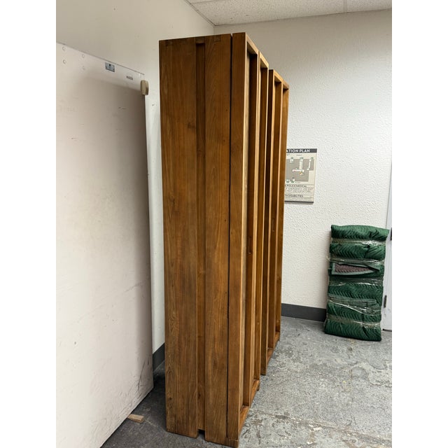 Wood Roost Teak Storage Cabinets, Pair For Sale - Image 7 of 12