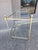 Vintage Traditional Brass and Chrome Bar Cart For Sale - Image 9 of 14