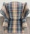 Vintage Wingback Plaid Upholstered Armchair For Sale In Kansas City - Image 6 of 11