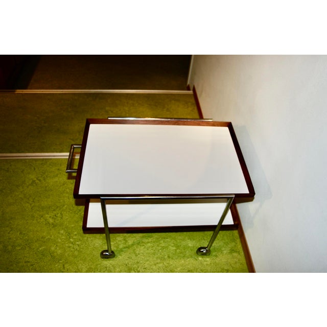 1960s Bar Cart by Poul Norreklit for E Pedersen& Son, Denmark, 1960s For Sale - Image 5 of 9