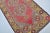 1950s Faded Rose and Dark Slate Border, Low Pile Distressed Turkish Rug For Sale - Image 9 of 10