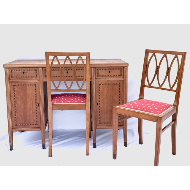 Wood Jugendstil Chairs attributed to Bruno Paul, Germany, 1900s, Set of 2 For Sale - Image 7 of 18