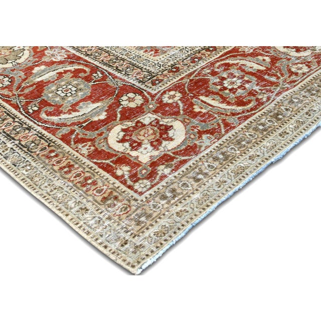 Transitional 1920s Persian Mahal Rug For Sale - Image 3 of 6