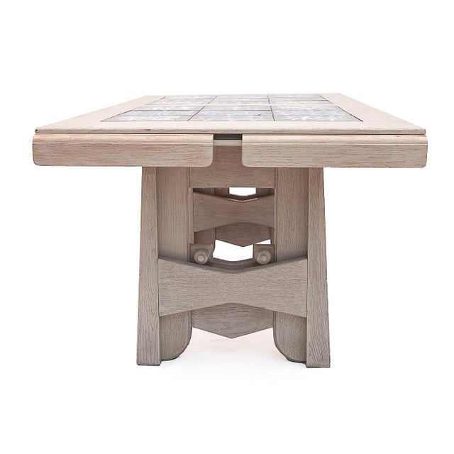 Vintage Dining Table by Guillerme and Chambron, 1950s For Sale - Image 3 of 12