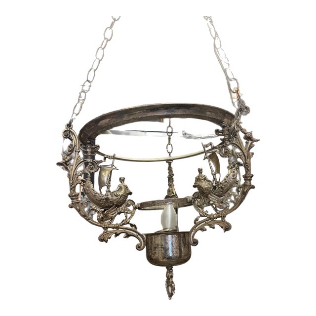 Edwardian Ship Design Chandelier, 1891 For Sale