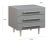 Gray Trident Grey Nightstand For Sale - Image 8 of 10