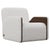 Oscar Chair in Walnut by Haymann Editions For Sale - Image 6 of 6