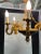 Vintage Italian Florentine and Black Chandelier With Tassel and Tole Decoration For Sale - Image 9 of 13
