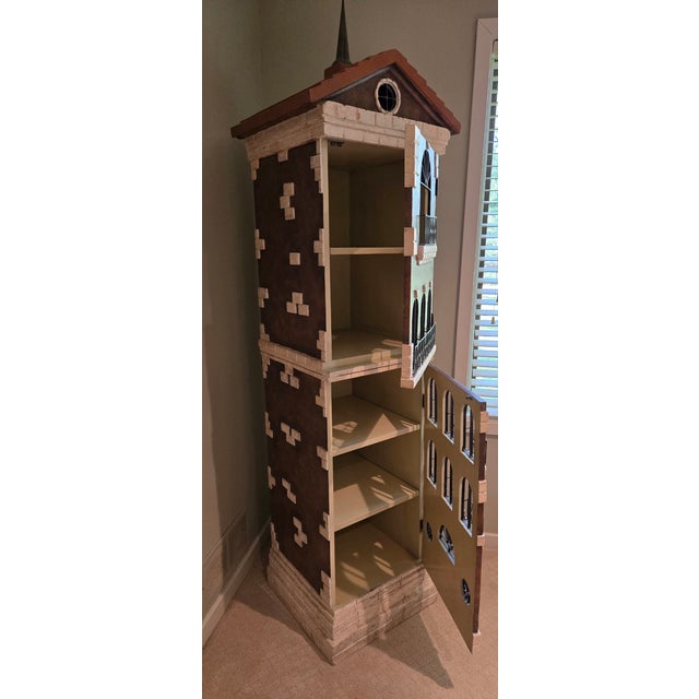 Maitland - Smith Maitland Smith One of a Kind Doll House/ Storage Cabinet For Sale - Image 4 of 5