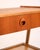 1950s Scandinavian Teak Bedside Table with Rattan Shelf, 1950s For Sale - Image 5 of 13