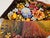 Persian Vintage Persian Tabriz Pictorial Rug, Hand-Knotted Wool & Silk, Fruit & Flowers, Red & Yellow, 2x3 For Sale - Image 3 of 11