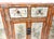 1930s Vintage Mongolian Hand Painted Elm Wood Large Cabinet W/ Six Doors 77" W For Sale - Image 5 of 11