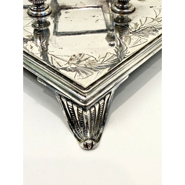 Early 20th Century Silver and Crystal Condiment or Cruet Set - 7 pcs For Sale - Image 14 of 15