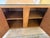 Tangerine Mid-Century Modern Pencil Reed Rattan Oval Demilune Credenza For Sale - Image 8 of 8