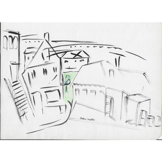 elen Wagner Malta (1912-1975) worked in New York City in the 1930s, teaching at the Harlem Art Center and working on the...