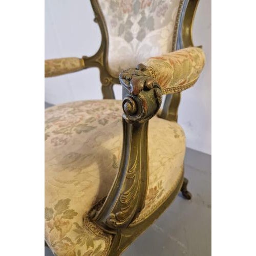 Chair with Armrests, France, 1870s For Sale - Image 10 of 11