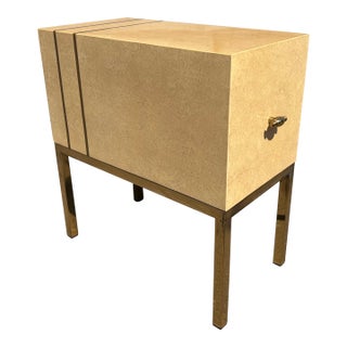 1970s Side Table, Brass For Sale