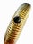 Judith Leiber Judith Leiber Gold Ribbed Half Oval Onyx Gem Crystal Minaudiere Evening Bag For Sale - Image 4 of 15