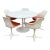 1960s Burke Tulip Table and 5 Chairs For Sale