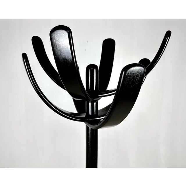 1970’s Italian Post Modern “Cactus” Hat Rack / Hall Tree in Black
