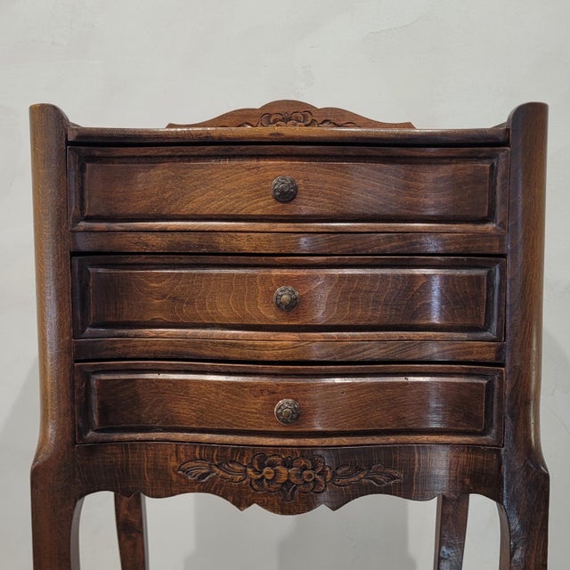 Small Louis XV Provençal Chest of Drawers, France, 1920s For Sale - Image 10 of 16