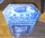 Antique Chinese Blue and White Tea Caddy For Sale In New York - Image 6 of 11