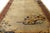 Chinese Art Deco Wool Rug Pagoda & Floral Design - Earthy Bronze & Gold Tones For Sale - Image 10 of 11