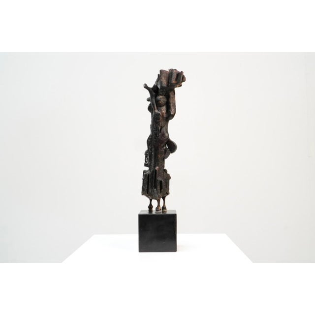 Roger Bonduel, Abstract Sculpture, 1960s, Bronze For Sale - Image 4 of 16