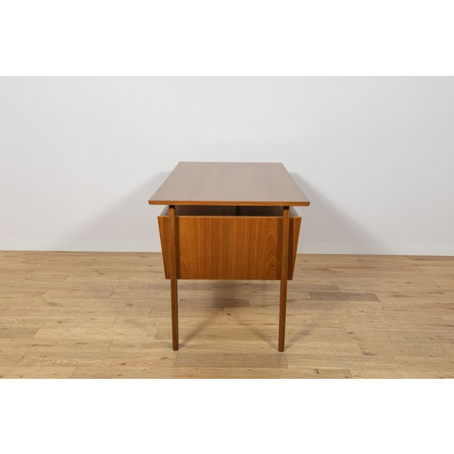 1960s Mid-Century Teak Desk by Gunnar Nielsen Tibergaard, Denmark, 1960s For Sale - Image 5 of 18