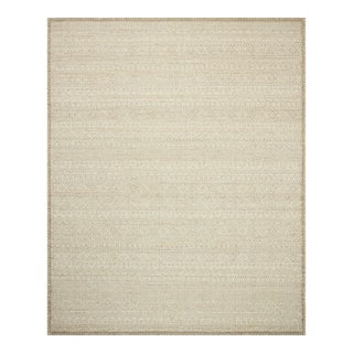 Amber Lewis x Loloi Bowie Ivory / Taupe 5'-6" x 8'-6" Area Rug For Sale