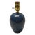 Mid 20th Century Mid Century Modern Blue Marble-Style Ceramic Table Lamp For Sale