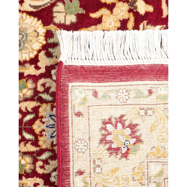 2000 - 2009 Mogul, One-of-a-Kind Hand-Knotted Runner Rug - Red, 2' 6" x 13' 6" For Sale - Image 5 of 8