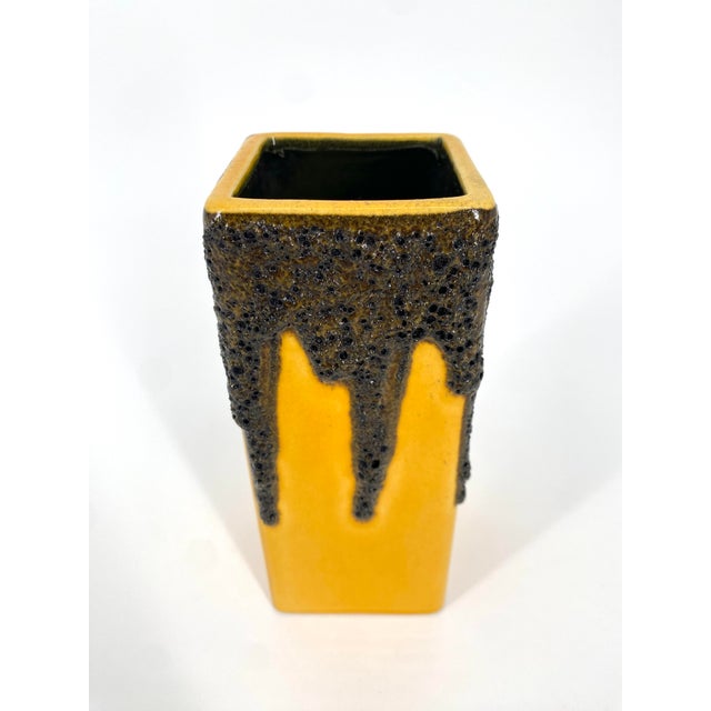 Fat Lava Ceramic Vase from Fohr, West Germany, 1960s For Sale - Image 5 of 9