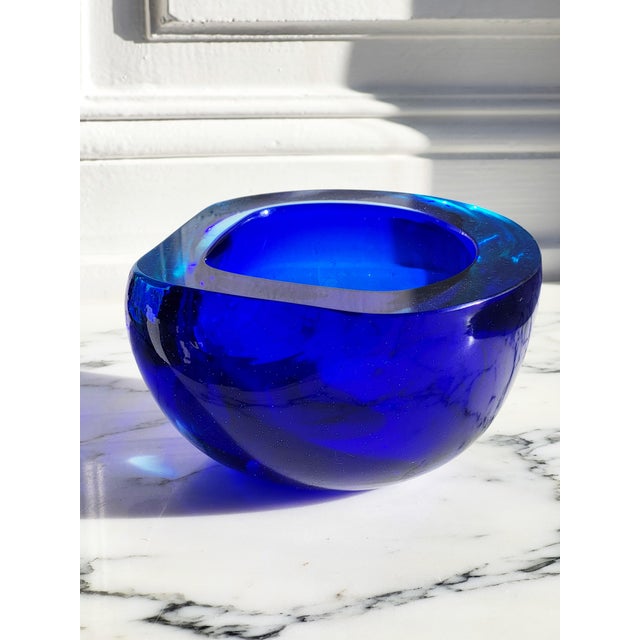 Flavio Poli Murano Glass Catch-All attributed to Poli for Seguso For Sale - Image 4 of 10