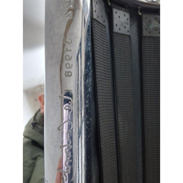 LC4 Chaise Lounge in Black Leather by Le Corbusier for Cassina, 1970s For Sale - Image 9 of 10