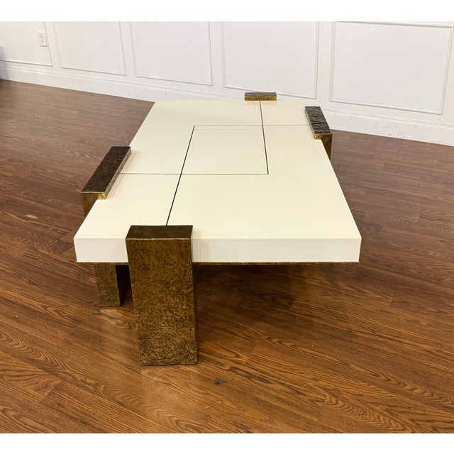 Century Furniture Contemporary Rectangular Coffee Table For Sale - Image 9 of 13