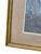 Blue 19th Century Beautiful Decorative Painting of Goose Family/ Wood Frame and Glass Cover. For Sale - Image 8 of 14