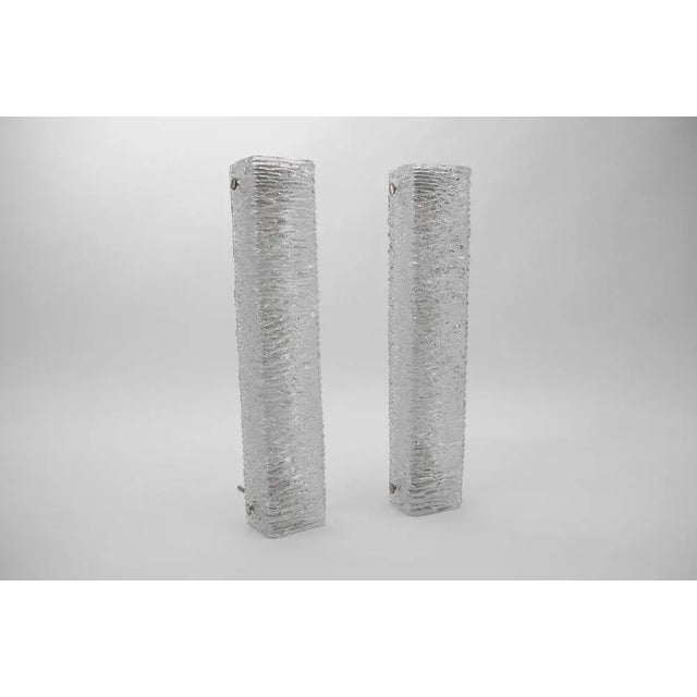 Large Glass Sconces from Kaiser Leuchten, Germany, 1960s, Set of 2 For Sale - Image 4 of 13