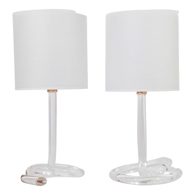 Table Lamps by Elaine Bscheider, 1970s, USA, Set of 2 For Sale