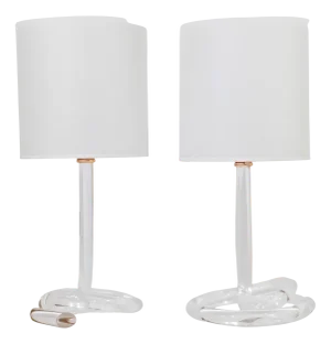 Table Lamps by Elaine Bscheider, 1970s, USA, Set of 2