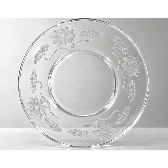 1910s Antique Fostoria “Lotus” 12 Etched Optic Appetizer or Bread Plates 5 1/8” Good antique condition. No chips, cracks,...